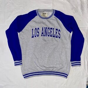 Los Angeles Team Crewneck Varsity Sweatshirt by New York Popular Men/Women L